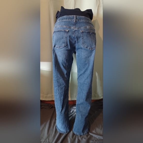 A Seraphine Blue Straight Jeans Classic Style - Picture 4 of 10